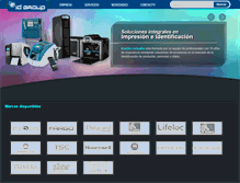 Tablet Screenshot of id-group.com.ar